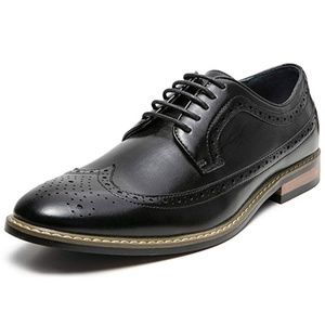New Mens Premium Synthetic Leather Oxford Shoes